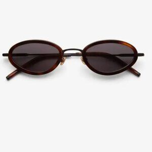 House of Dagmar Oval Havana Sunglasses